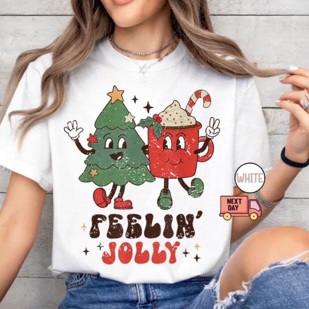 Retro Christmas Shirt, Christmas Vibes Shirt, Christmas Shirt Gift